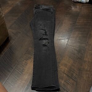 Cult of Individuality Black Distressed Skinny Jeans